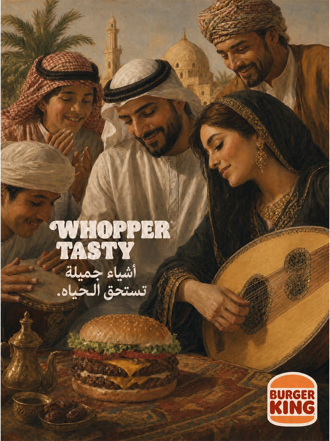 Burger King MENA campaign by Khaled Kanoon — social strategy and digital campaign